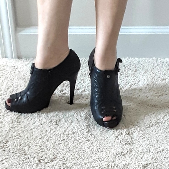 Bakers peep toe ankle booties **SOLD ON MERCARI** - Picture 4 of 7